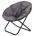 Produktbild Outsunny Klappstuhl Klappsessel Campingstuhl Gartenstuhl Polstersessel Lounge Sessel faltbar Metall + Oxfordstoff Grau 80 x 80 x 75 cm