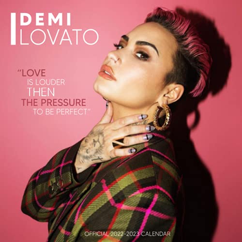 Demi Lovato Calendar 2022: Demi Lovato OFFICIAL calendar - 2022 Monthly Planner, Square Calendar with 18 Exclusive Demi Lovato Photoshoots from September ... Music Pop Singer Songwriter Celebrity