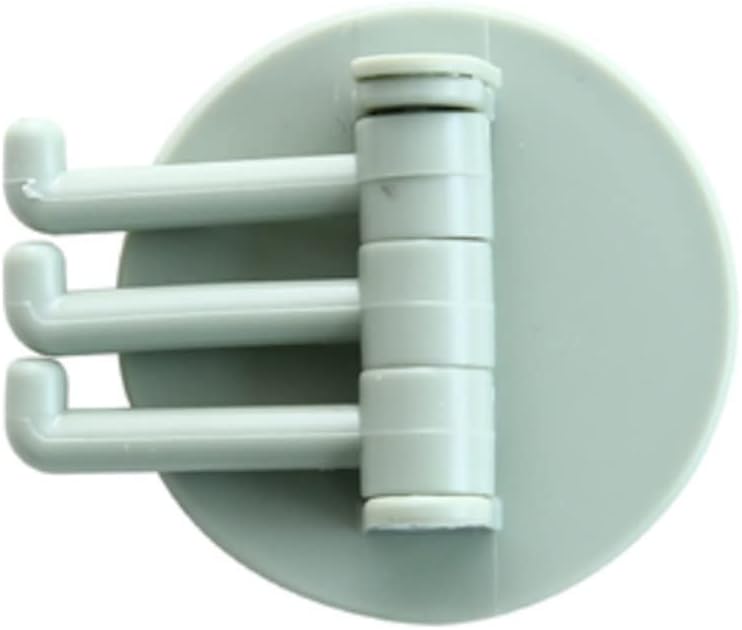 Rotatable Seamless Adhesive Hooks, Strong Adhesive Hooks, Kitchen Wall Hangings, Bathroom, Bathroom, Kitchen Supplies, Hooks, Epoxy(Gray)