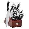 HENCKELS Forged Accent Knife Block Set 16 Walnut