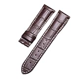 comodo da indossare. KGFDSGDS 14 15 18 19 20 21MM Accessori per orologi Cinturino compatibile con Longines Conquest Master Collection Cinturino in pelle Bracciale con fibbia a farfalla