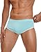 Kswzd Men Retro Athletic Fashion Running Workout Booty Shorts Hot Pants Sky Blue Small