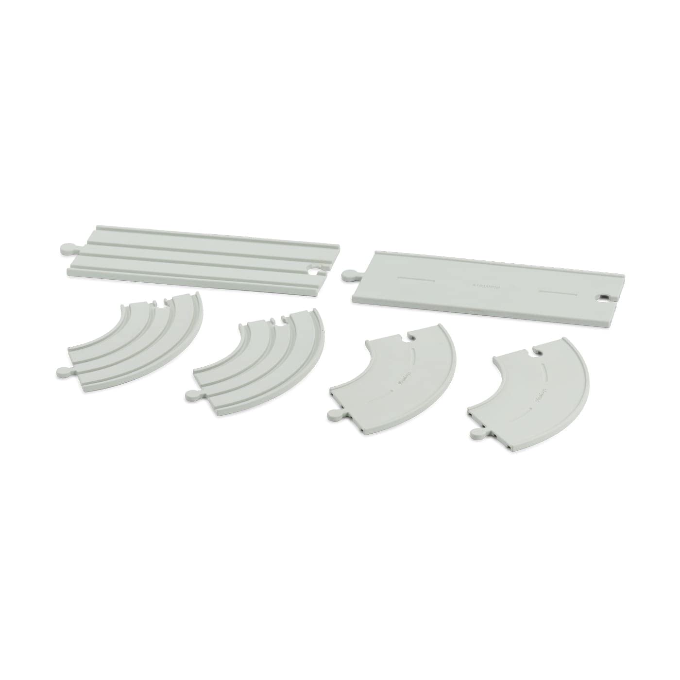 PlanToys Rubber Road & Rail Extension Tracks - Set C (6325)