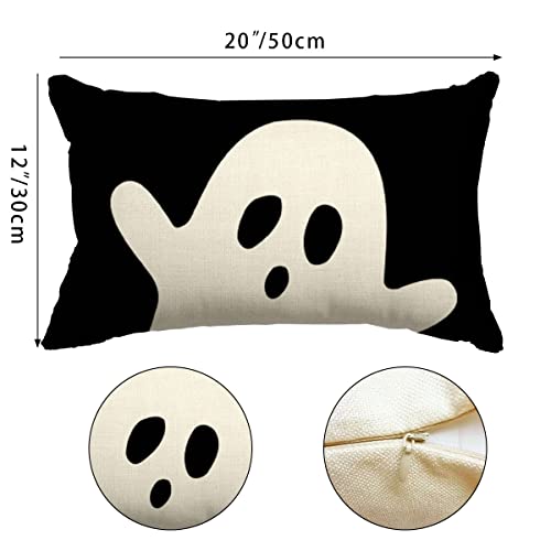 Halloween-Pillow-Cover-12×20-Ghost-Pillow-Covers-Outdoor-Halloween-Decorations-Pillows-for-Home-Decor Halloween Pillow Cover 12×20 Ghost Pillow Covers Outdoor Halloween Decorations Pillows for Home Decor