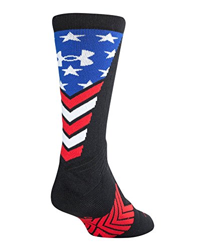 Under Armour Men's Undeniable Patriot Stars & Stripes Crew Socks