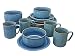 Produktbild Creatable, 21024, Serie SYLT, Geschirrset teilig Kombiservice, 16-tlg, Steinzeug, Blau