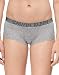 Calvin Klein Women's Ultimate Cotton Boyshort, Grey Heather, Small