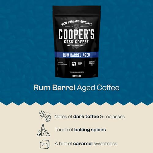 Bourbon Barrel Aged Coffee Whole Bean Set, Single Origin Sumatra Whiskey, Ethiopian Rye, Rwanda Rum Roasted Coffee Beans (Whole Bean, 4 Ounce (Pack of 3)) - Thumbnail 4