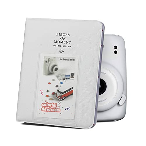 Álbum Instax Mini para 64 fotos Pieces of Moment Branco