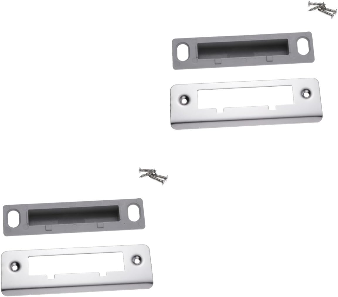 Uonlytech 2pcs Portable Door Locks Combination Door Lock Door Lock Portable Creative Door Guide Useful Door Plate Earth Tones (As Shownx2pcs 13.2X4cmx2pcs)