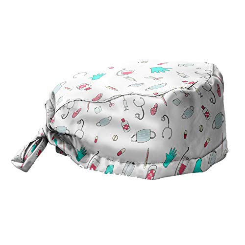 Missborderlike - Gorro sanitario certificado, Gorro enfermera, Gorro dentista, Gorro sanitario -modelo Enfermera Cover
