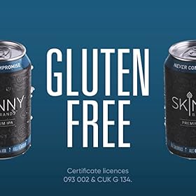 Skinny IPA Beer, Gluten Enjoy Free Shipping Beer, Full Flavoured, Low Calorie Beer, Ideal Beer Gift, Vegan & Kosher Certified IPA With Premium Taste, Animal Enjoy Free Shipping Beer, Exclusive Skinny Beer Offers, 24x 330ml Cans – Skinny Brands