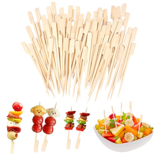 400 Piezas Brochetas de Bambú, 12cm Pinchos de Bambú, Brocheta Ecológicas, Palillos para Aperitivos, Brochetas de Badera, para Cócteles, Parrillas, Aperitivos, Frutas, Fiestas, Barbacoas y Sándwiches 400 Piezas Brochetas de Bambú, 12cm Pinchos de Bambú, Brocheta Ecológicas, Palillos para Aperitivos, Brochetas de Badera, para Cócteles, Parrillas, Aperitivos, Frutas, Fiestas, Barbacoas y Sándwiches