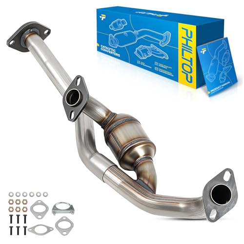 PHILTOP Front Catalytic Converter Kit Direct-Fit Compatible with Toyota Sienna 2001-2003 Replace# 54537, 174100A310, 645400, 40431, 23136, 49986 (EPA Compliant) by PHILTOP - Used condition - US$197.57