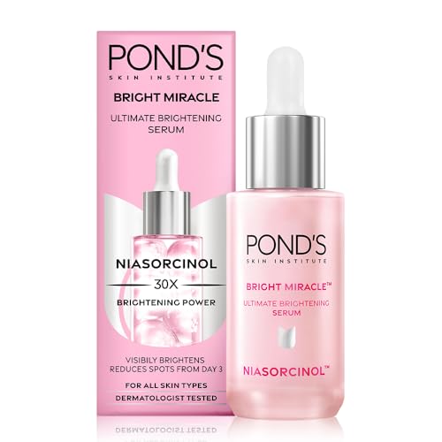 Pond's Bright Miracle Ultimate Brightening Serum with Niasorcinol...
