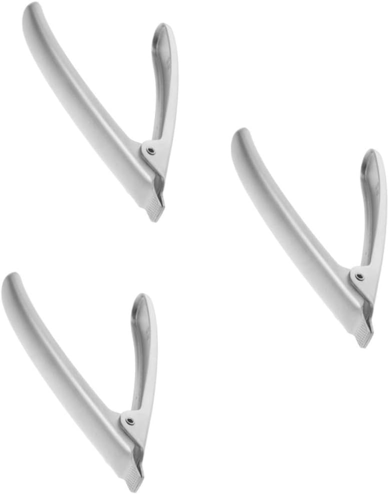 3pcs Stainless Steel Clam Opener Tool Non- Oyster Shucker for Seafood and Shellfish Automatic Spring Design for Home and Outdoor Activities