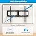 HOME VISION Heavy Duty Tilt TV Wall Mount Bracket for 32-86 Inch Flat/Curved TVs, 75KG/165LBS Capacity, Max VESA 600x400mm, Low Profile, Universal, Fits Most 40 43 50 55 65 70 75+ Inch Monitor, HV9601