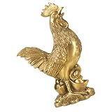 Statue de coq : ce produit est fabriqué en métal, ce qui lui permet de durer longtemps. statue de coq en métal