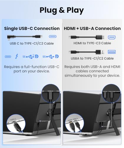 Image of 14 inch Laptop Screen Extender, Ultra Lightweight & Portable Monitor
