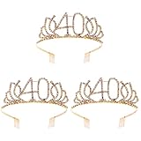 tiara de cristal: con diseño de peines para mantener la tiara en su lugar todo el día para un uso estable, no se fácilmente.
