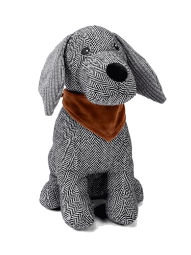 TrendPet Türstopper, Stopper für Fenster und Türen, tierische Türstopper, gefüllt mit 1Kg Sand, dekorativ (Hund Hugo)