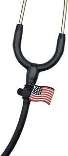 Stethoscope Charms - American Flag - Medical Gift