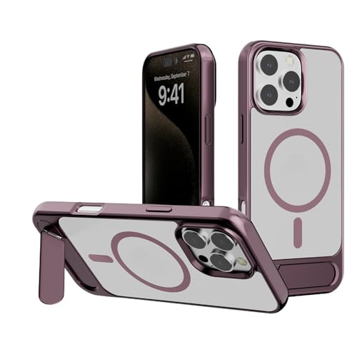 iPhone 12 Pro Max �p�P�[�X ������ �}�b�g MagSafe�Ή� �X�^���h�t�� PC+TPU�f�� �ϏՌ� �y�� ���^ �����h�~ �R�p ���΂ݖh�~ ���� ������� �ǂ����G �l�C ��v �A�C�z��12 Pro Max �J�o�[(�N�����b�g)