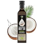 Exponatura Olio MCT C8 Biologico 500 ml - 100% Estratto da Olio di Cocco, Puro Acido Caprilico - Energia Naturale per Dieta Keto e Paleo - Vegano, Made in EU