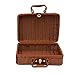 Produktbild Fablcrew Reise Picknickkorb Handgefertigte Wicker Aufbewahrungskoffer Vintage Koffer Requisiten Box Weben Bambus Boxen Outdoor Rattan Organizer Size 22 * 17 * 11CM