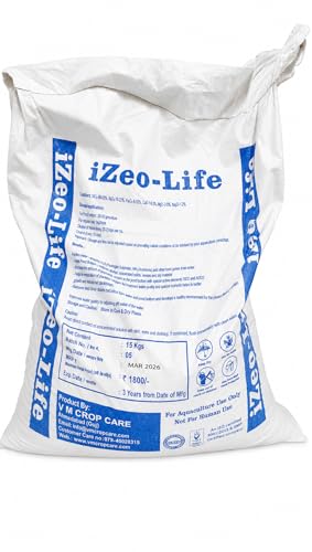 Image of Zeolite Granules for Fish Ponds 15 Kg Pack | Aquaculture & Fish Farming Water Treatment | Water Purifier for Clean & Healthy Pond Environment
