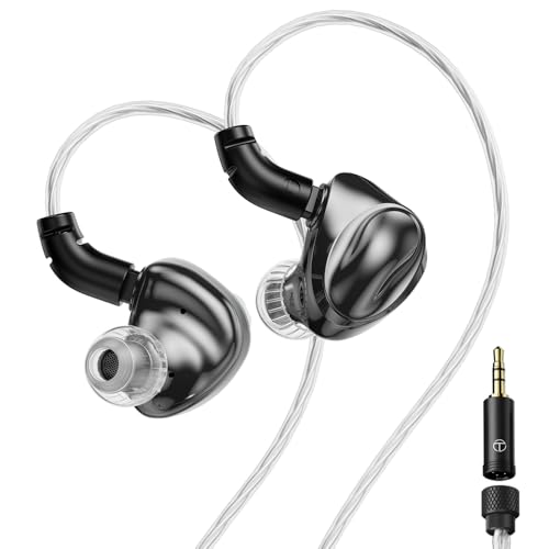 Linsoul TRN Dolphin 10mm�f���A���}�O�l�e�B�b�N�E�_�C�i�~�b�N�h���C�o�[���ڃC���C���[���j�^�[(IEM) �����^���L�b�h���^���`�����o�[ �f���A���}�O�l�e�B�b�N�h���C�o�[ ���E���E�n�C���x�P�[�u�� �l�ԍH�w�Ɋ�Â����C���[�t�b�N�݌v 