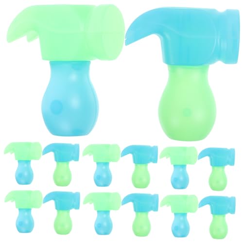 ORFOFE Cute 3D Gravity Hammer Toy for Boys and Girls Luminous Radish Mallet Relief Massage Stick 20pcs