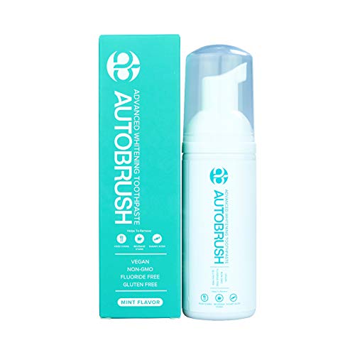 Autobrush Advanced Whitening Foaming Toothpaste (New 2020 Formula) - 30 Day Supply (One Pack)