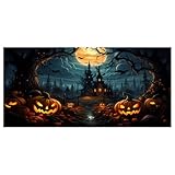 foto plaza garaje Confiable y resistente: construido a partir de poliéster de grado premium, este banner de puerta de garaje de Halloween está diseñado para la longevidad, lo que garantiza que los colores vibrantes y el uso confiable duren a través de muchos Halloweens.