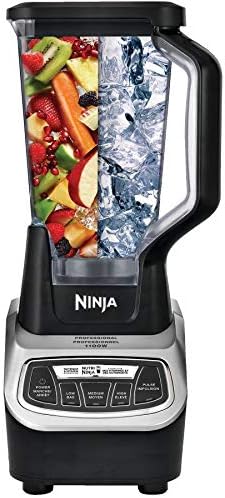 Amazon.com: Licuadora profesional de 1100 W, color plateado y negro : Hogar  y Cocina