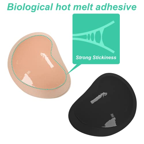 TopBine Silicone Bra Inserts Self-Adhesive Bra Pads Inserts Removable Sticky Breast Enhancer Pads Breast Lifter For Women3