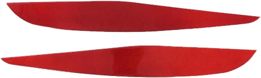 Soft Carbon Fiber Inner Door Panel Decorative Protector Cover Fit for Toyota Supra GR A90 A91 MK5 2019-2022,Car Door Anti-Kick Trim Sticker,Interior Accessories 2PCS (Red)