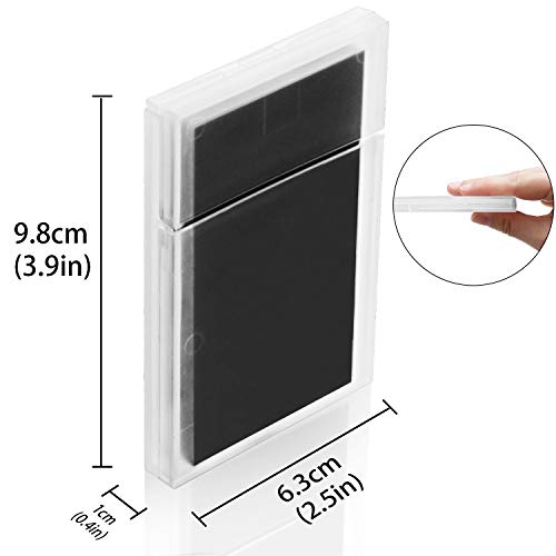 Frienda FRIENDA-CARD HOLDER-01 6 Pack Plastic Business Card Holder Clear Pocket Credit Card Case thumb #2