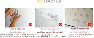 Wallpaper Peel and Stick, Self Adhesive Wallpaper Silver Sandalwood Vinyl Film Easy to Clean for Wardrobe Table Door Living Room Stickers Wallpaper 0.61 m X 10 m