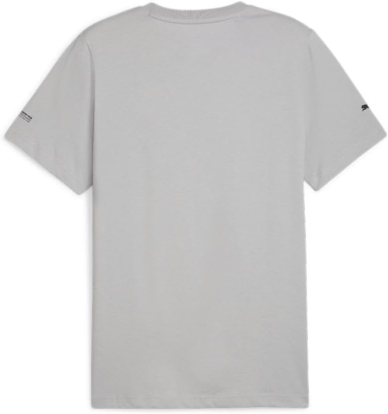 PUMA Mens Mapf1 Essentials Car Graphic Crew Neck Short Sleeve Casual Tops Casual - Grey