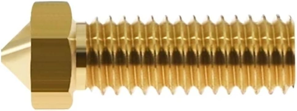 5PCS Original for FLSUN V400 3D Printer Hotend Nozzle Brass Print Head Block Double Holes 0.4mm Extruder Part for 1.75mm Filament