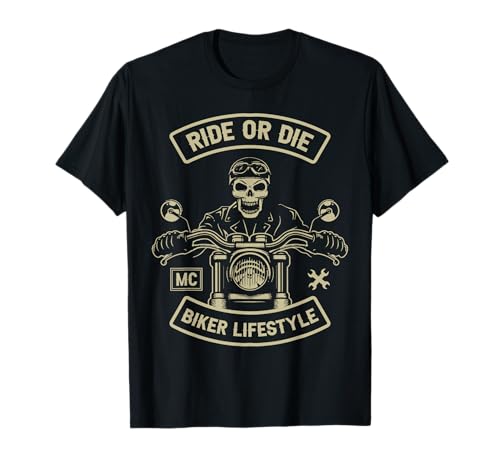 Estilo de vida Ride Or Die Biker Camiseta