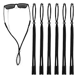 VOOGLASS Glasses Strap(6 PCS) Sports Eyeglass Strap,Adjustable Sunglasses Lanyard Neck Holders Cord Retainer for Men Women