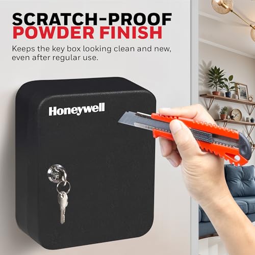 Cassette pour 24 clefs Honeywell 6105 avec cadenas de sécurité noir - 6
