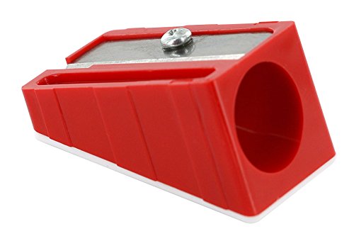 KUM AZ105.01.19-R - Taille-crayon 100-70 R - Pour crayons jusqu'à 17 mm de diamètre - Avec plaque de base - Rouge