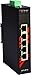 Antaira LNX-500AG Industrial-Grade 5-Port Unmanaged Gigabit Ethernet Switch, DIN-Rail Mount, -10 to 70?C Operating Temperature, Redundant 12 to 48 VDC Power Input