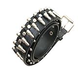 Ceintures : avec un design clouté, ceinture punk est durable et imperméable, ce qui en fait un à de nombreuses occasions, ceintures hommes