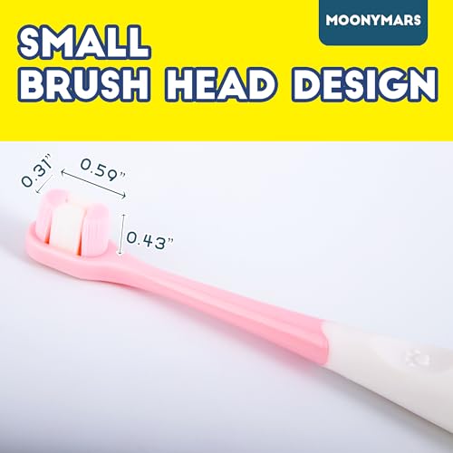 Image of Small Dog Toothbrush, Puppy & Cat Tooth Brushing Kit, Ultra Soft Head Teeth Brush for Kitten & Tiny to Medium Pet, Doggy Toothbrushes Deep Dental Clean, 1 PCS, Blue