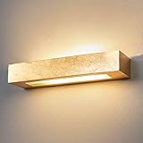HOCHWERTIGES MATERIAL und ANGESAGTES DESIGN! Diese elegante Gipslampe in edlem Gold Finish bringt mit ihrer trendigen, schlichten Form ein echtes Design-Highlight in Ihre 4 Wände. Auch als Flurbeleuchtung der Hit!