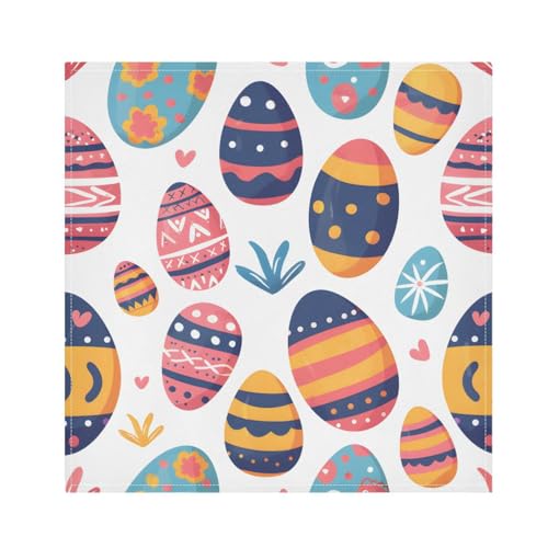 Servilletas de tela de Pascua set x6 20x20 in poliéster miniatura 1